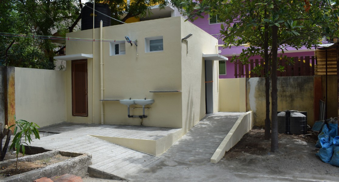New Toilet Block external view