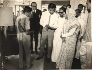 Visit of the then Prime Minister Mrs.Indira Gandhi